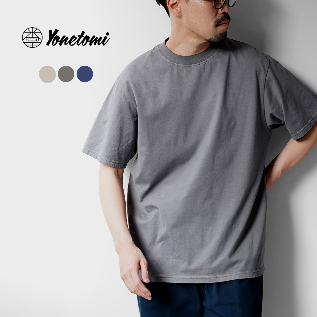 YONETOMI NEW BASIC / Pack Camiseta teñido en prenda