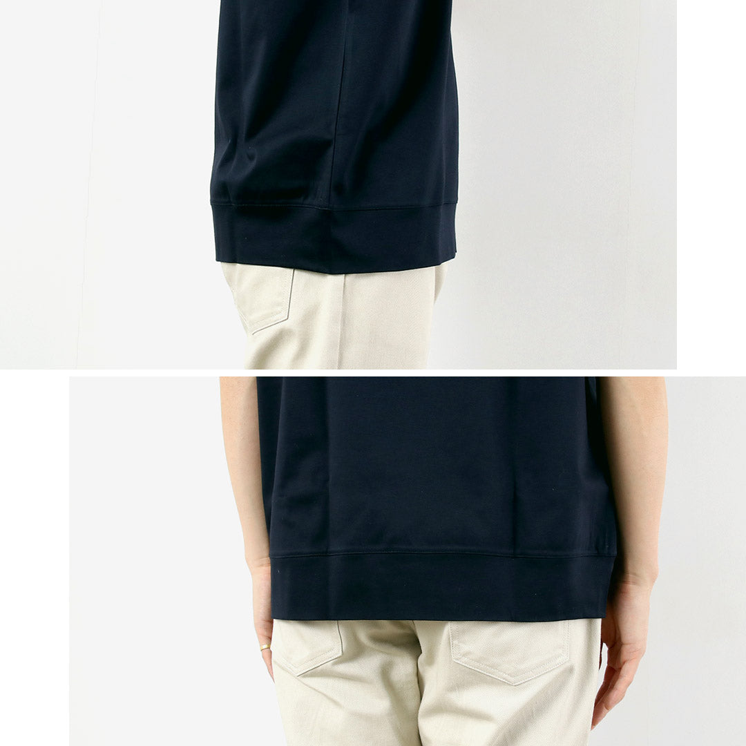 RE MADE IN TOKYO JAPAN / Half-Sleeve Wide-Fit Dress T-Shirt