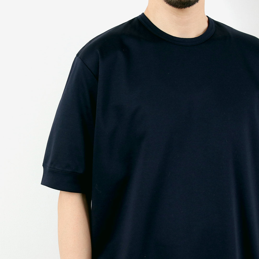 RE MADE IN TOKYO JAPAN / Half-Sleeve Wide-Fit Dress T-Shirt