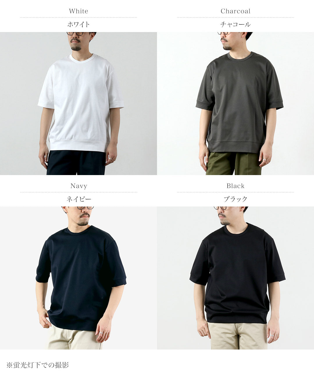 RE MADE IN TOKYO JAPAN / Half-Sleeve Wide-Fit Dress T-Shirt