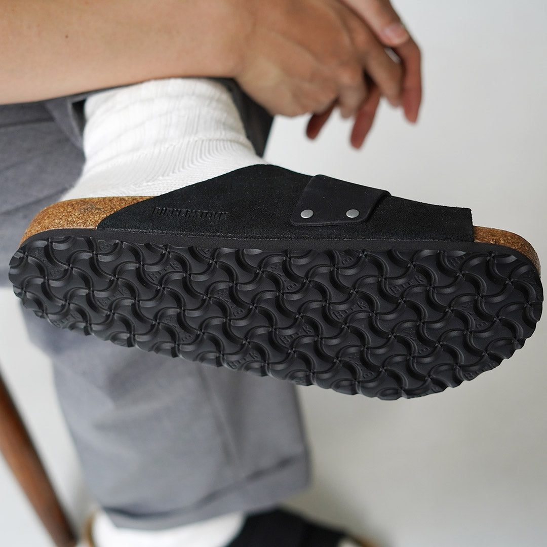 BIRKENSTOCK / Kyoto Sandales en cuir nubuck et daim