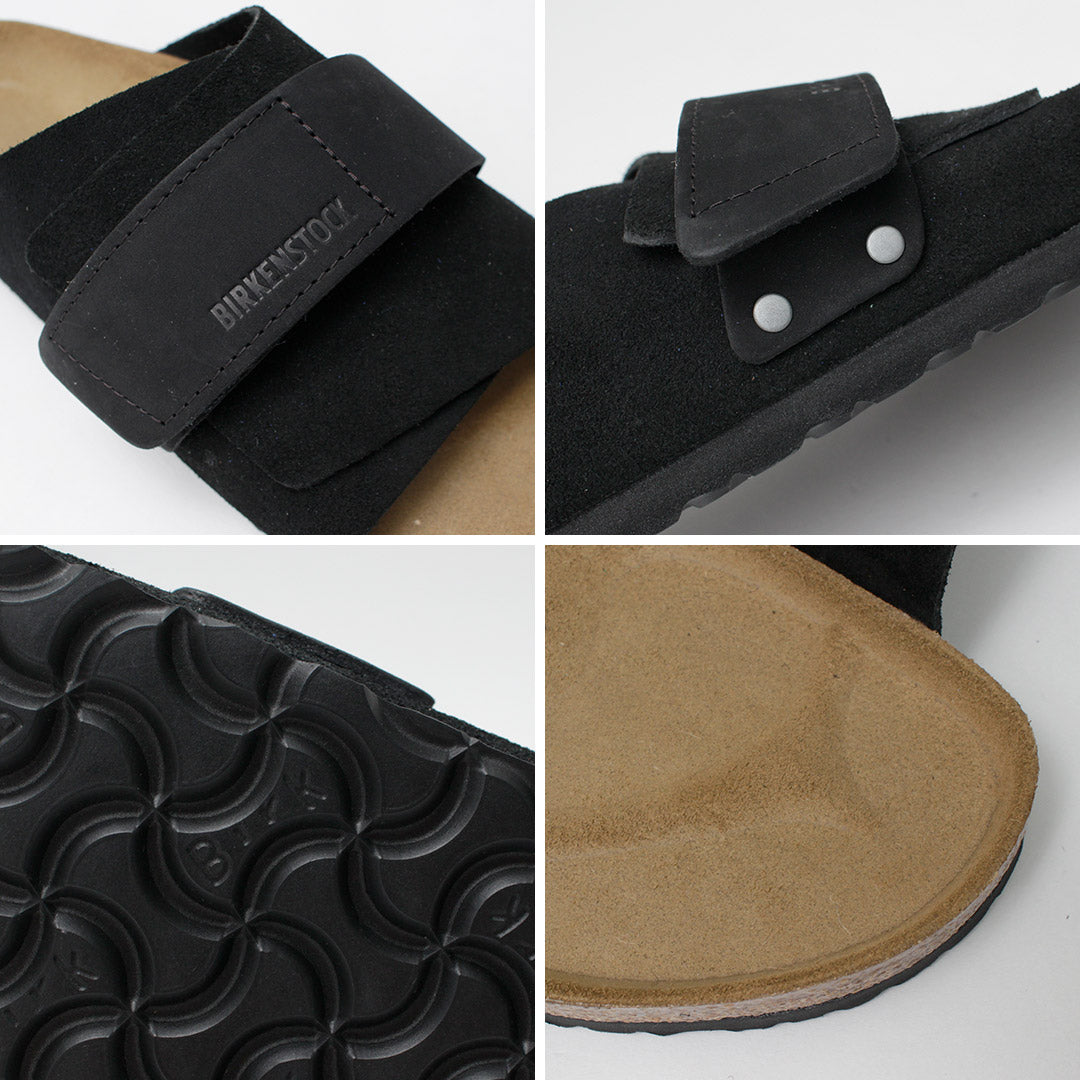 BIRKENSTOCK / Kyoto Sandales en cuir nubuck et daim