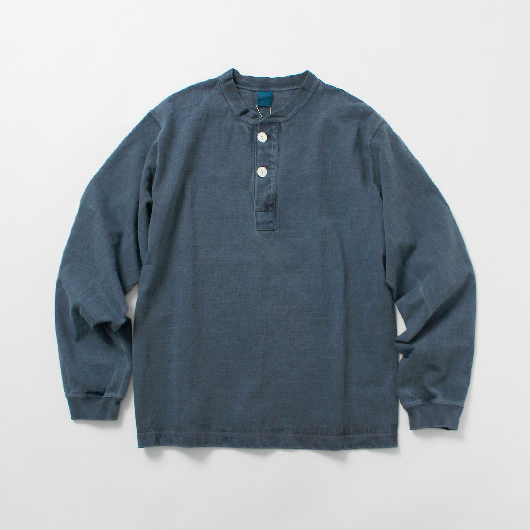 GOOD ON / Long-Sleeve Heavy Henley T-Shirt