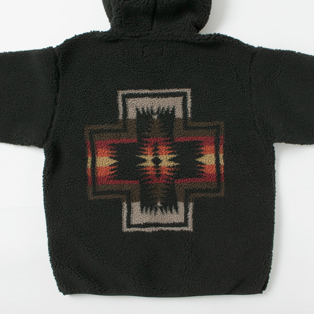 PENDLETON / Boa 拉链连帽衫
