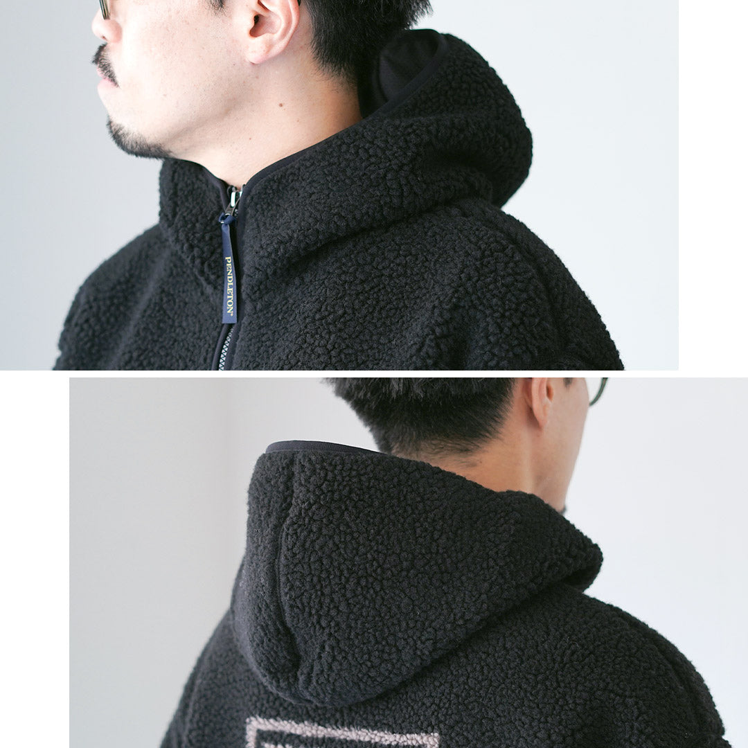 PENDLETON / Boa 拉链连帽衫