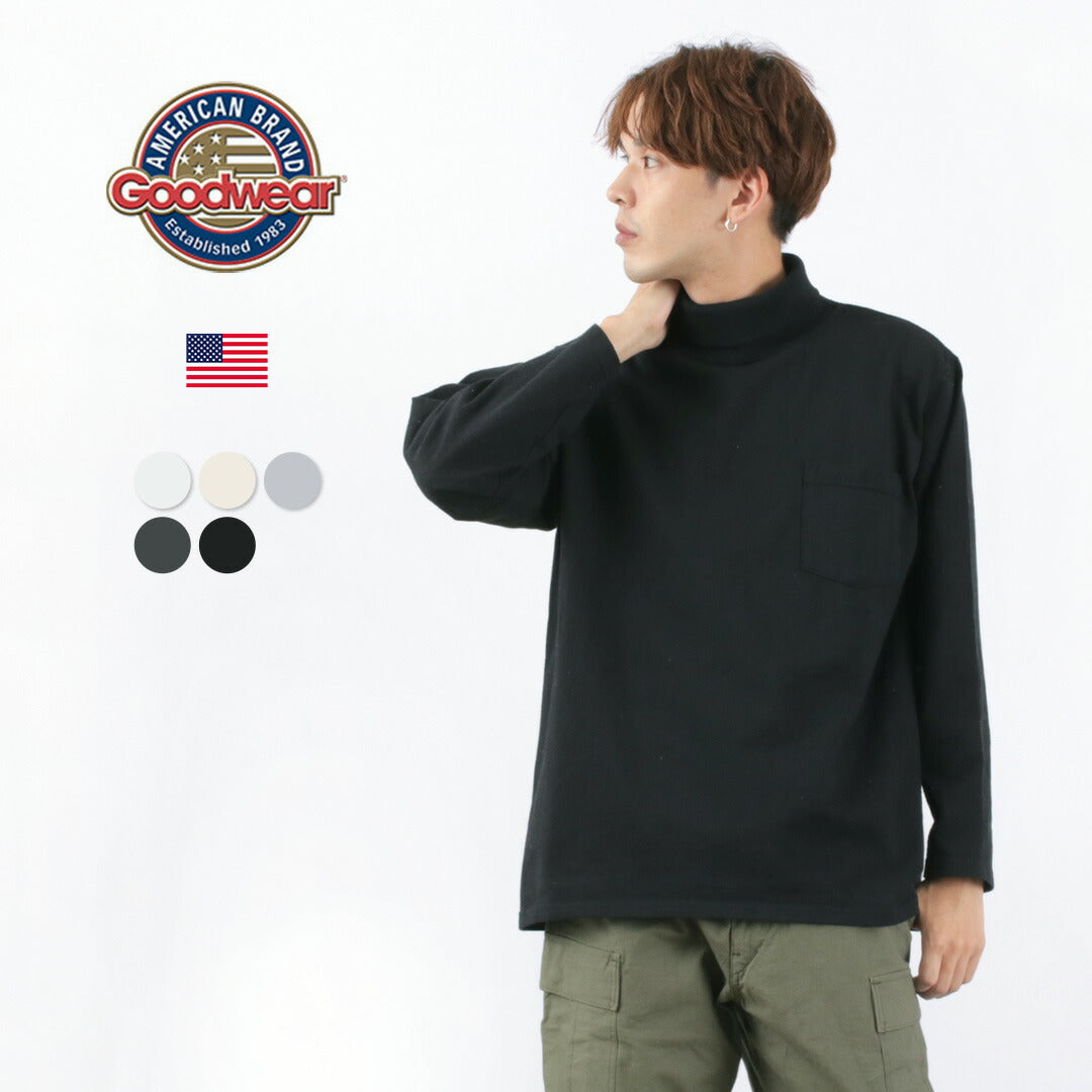 GOODWEAR / 긴팔 터틀넥 포켓티