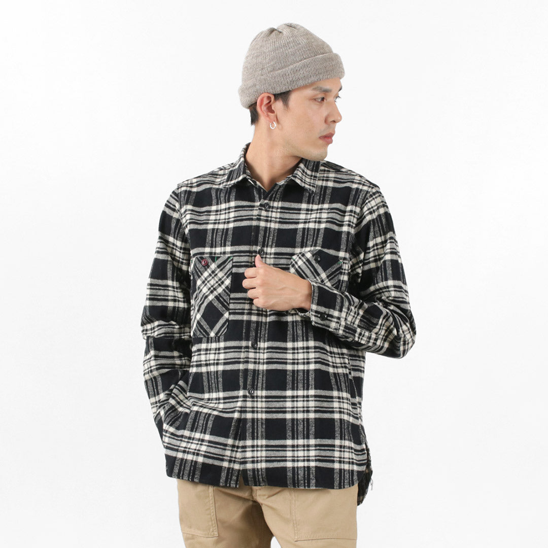 FOB FACTORY / F3481 Heavy Flannel Work Shirt