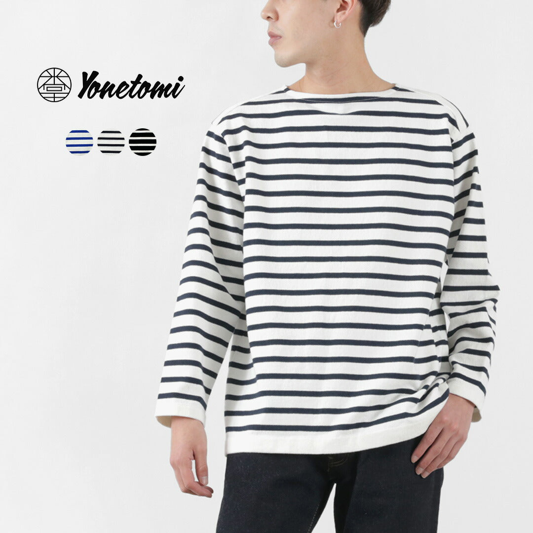 YONETOMI NEW BASIC / Wave Cotton Basque Knit Pullover