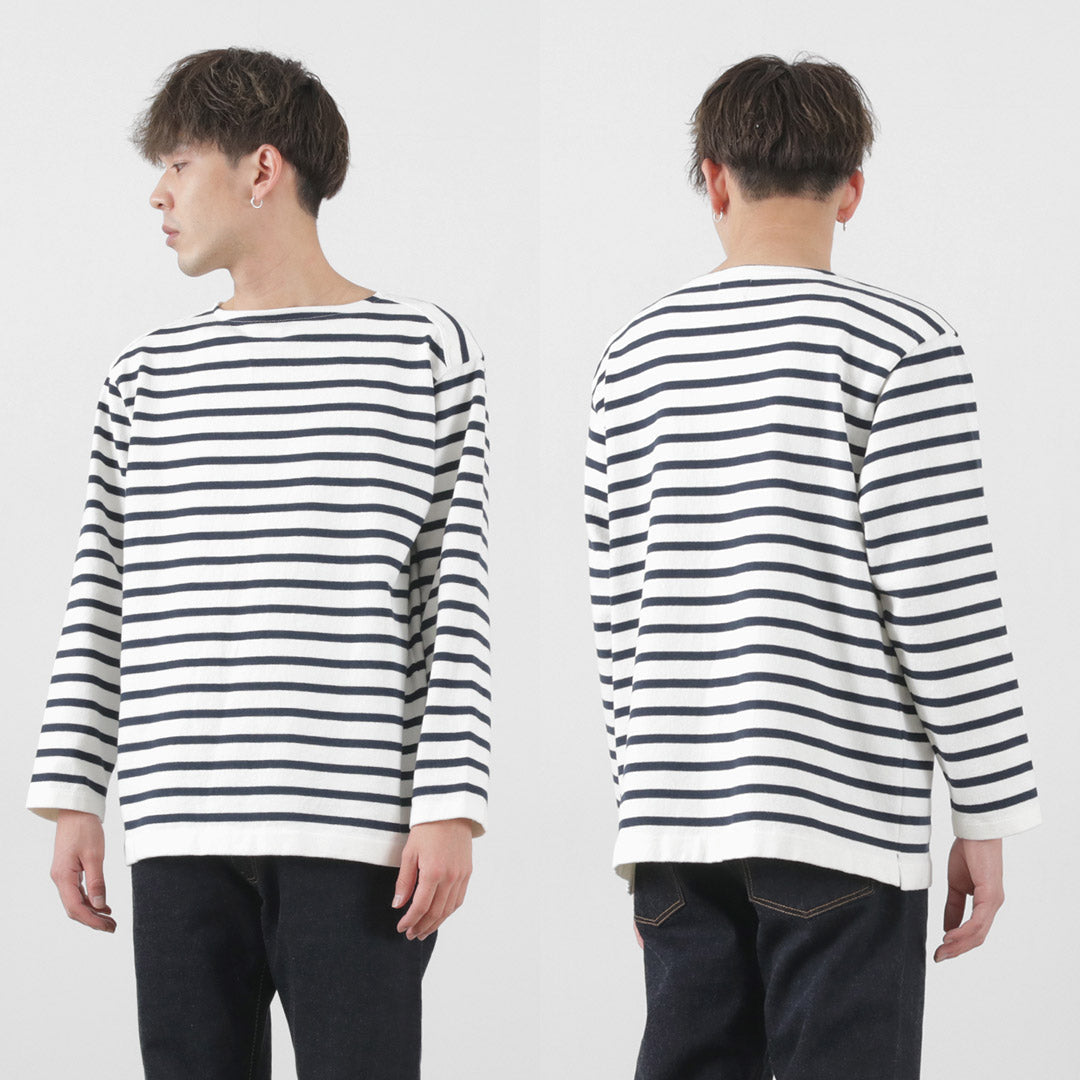 YONETOMI NEW BASIC / Wave Cotton Basque Knit Pullover