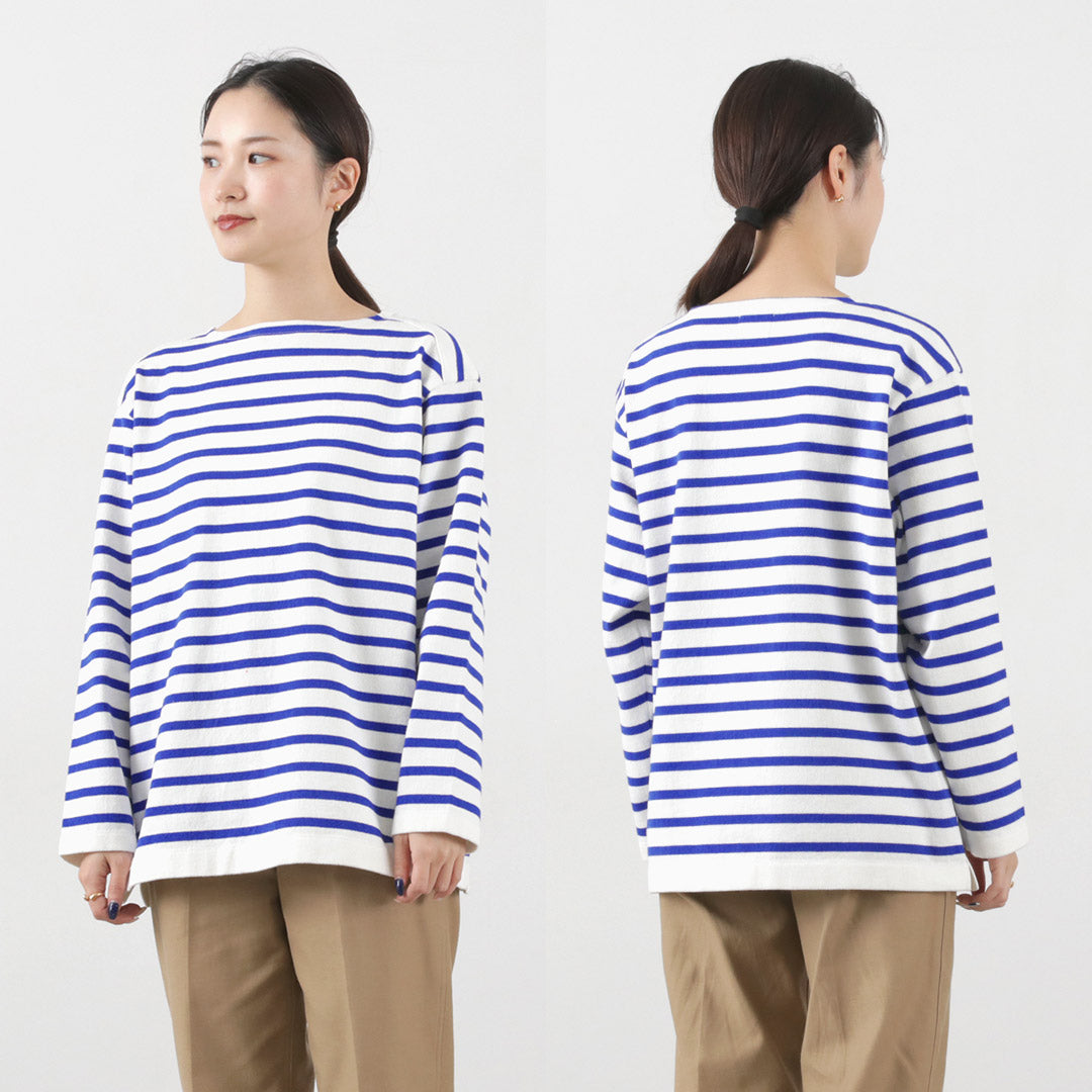 YONETOMI NEW BASIC / Wave Cotton Basque Knit Pullover