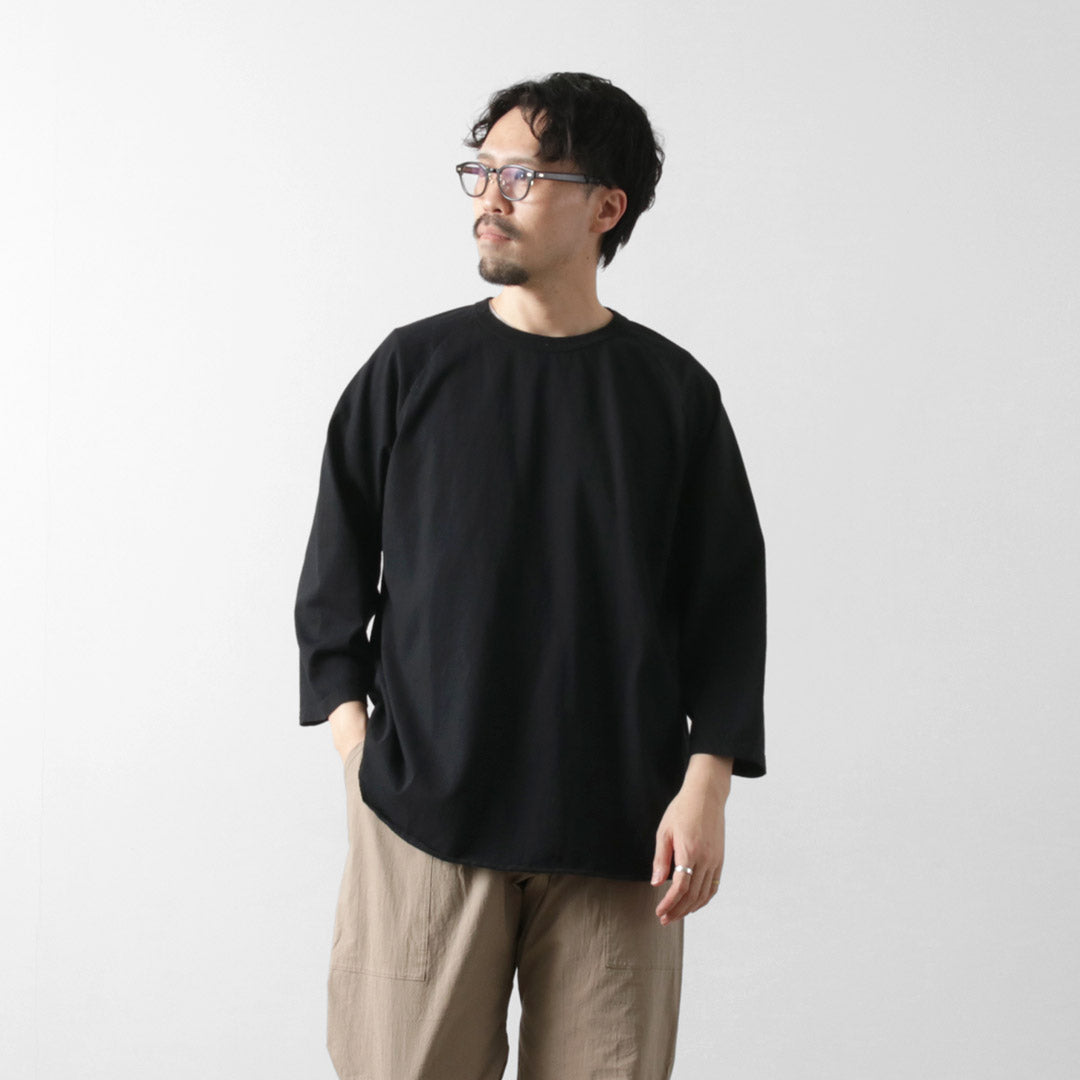 WALLA WALLA SPORT / 3/4 袖纯色棒球 T 恤