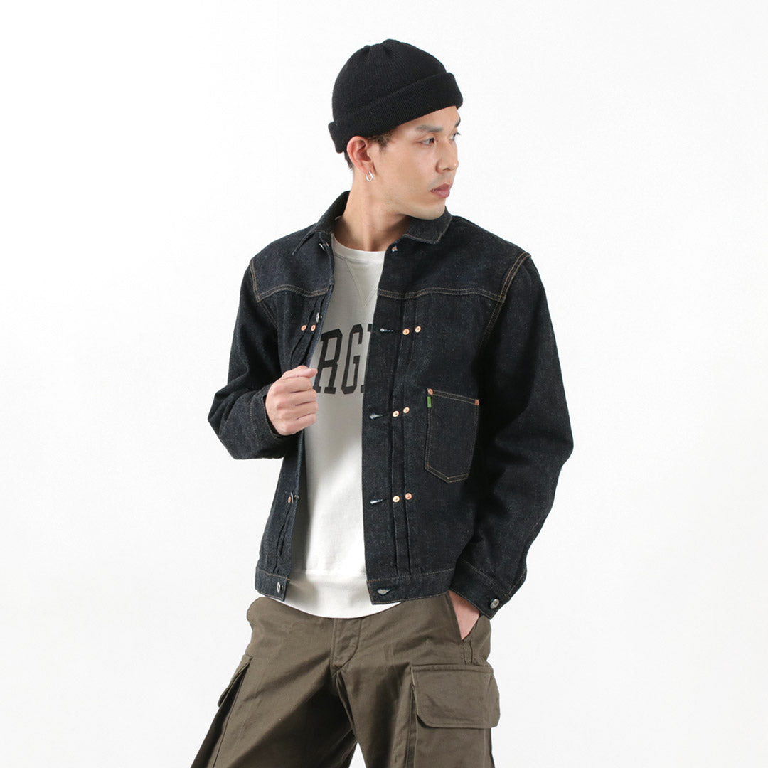 FOB FACTORY / F2432 Selvage 14.75oz Garage Denim Jacket