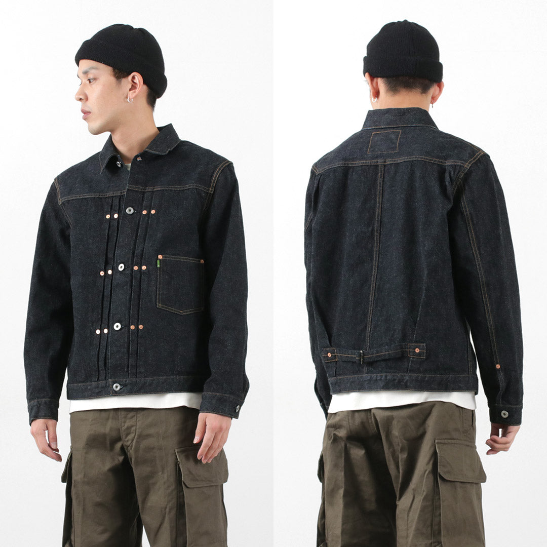 FOB 工厂 / F2432 镶边 14.75oz Garage 牛仔夹克