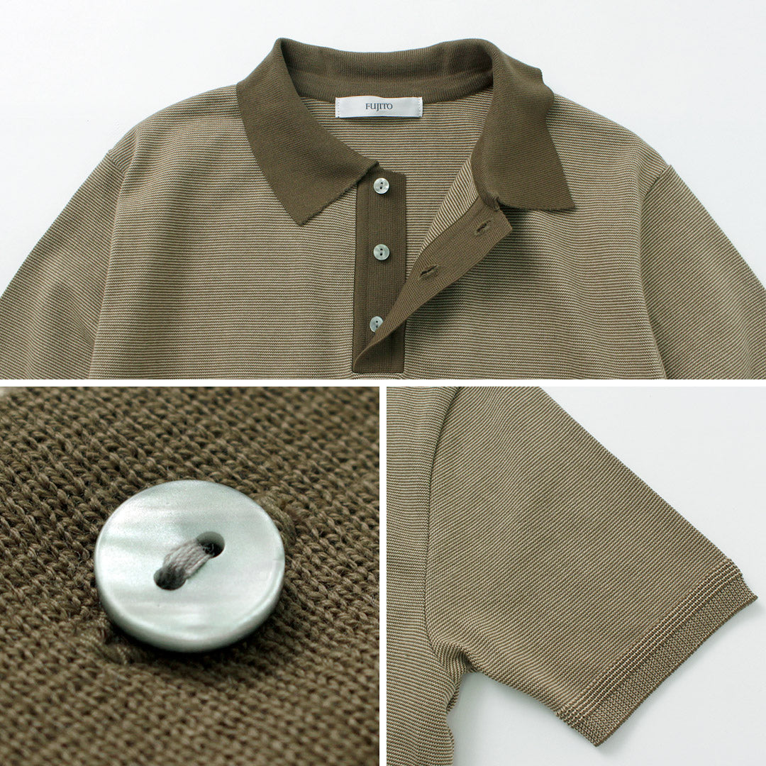 FUJITO / Knit Polo EASY