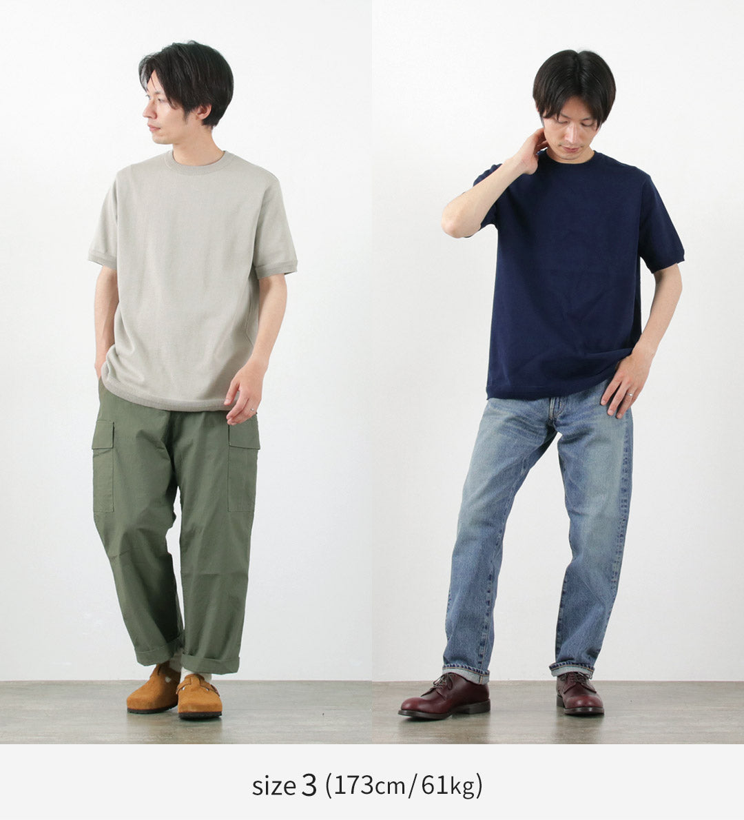 T-shirt à cou tricot Fujito / Crew