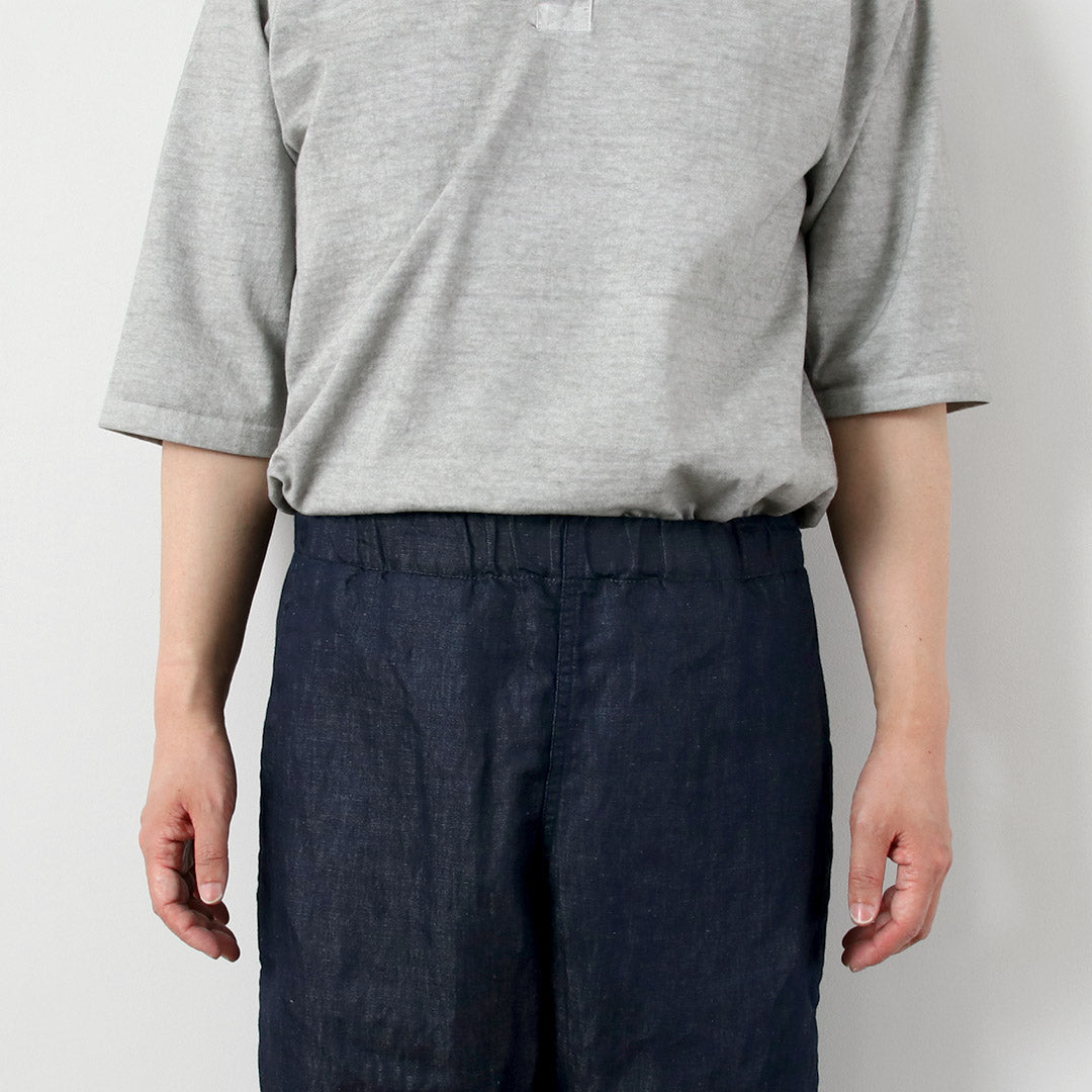 日本藍色牛仔褲 / RJB7590棉花亞麻牛仔褲