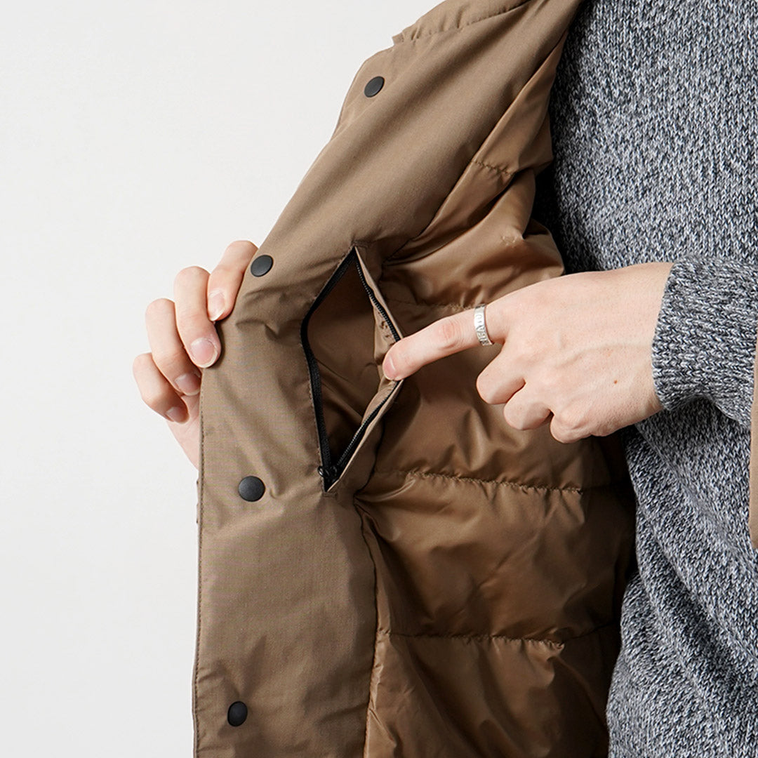 NANGA / HINOC Down Balmacaan Coat