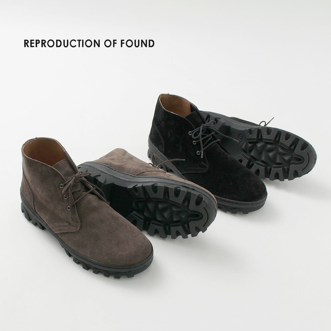 REPRODUCCIÓN DE ENCONTRADAS / Botas de cuero Chukka militares de la Marina de EE. UU.