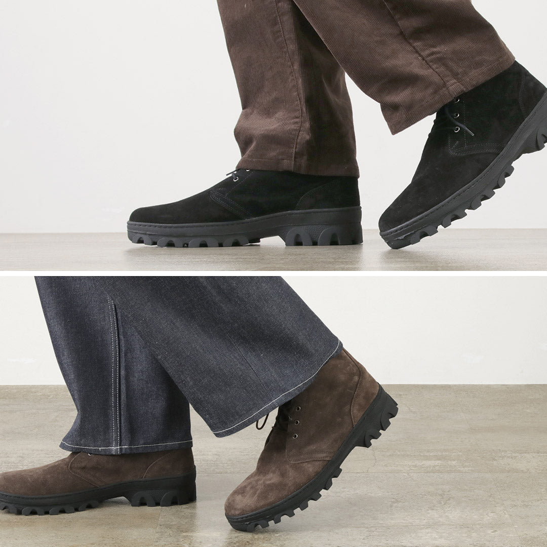 REPRODUCCIÓN DE ENCONTRADAS / Botas de cuero Chukka militares de la Marina de EE. UU.