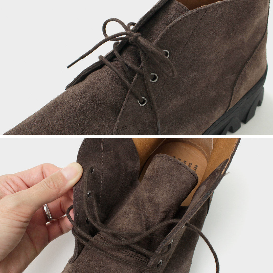 REPRODUCCIÓN DE ENCONTRADAS / Botas de cuero Chukka militares de la Marina de EE. UU.