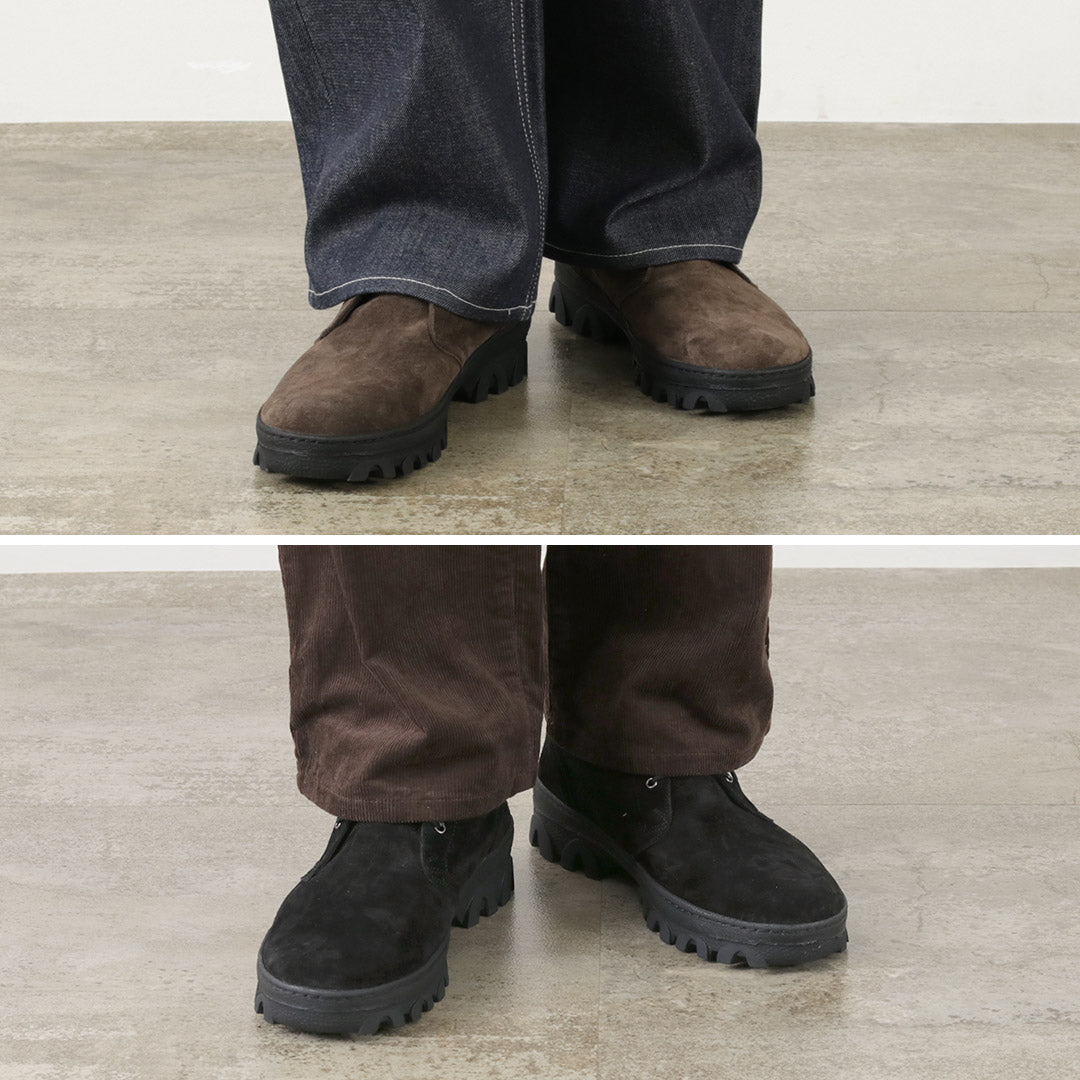 REPRODUCCIÓN DE ENCONTRADAS / Botas de cuero Chukka militares de la Marina de EE. UU.