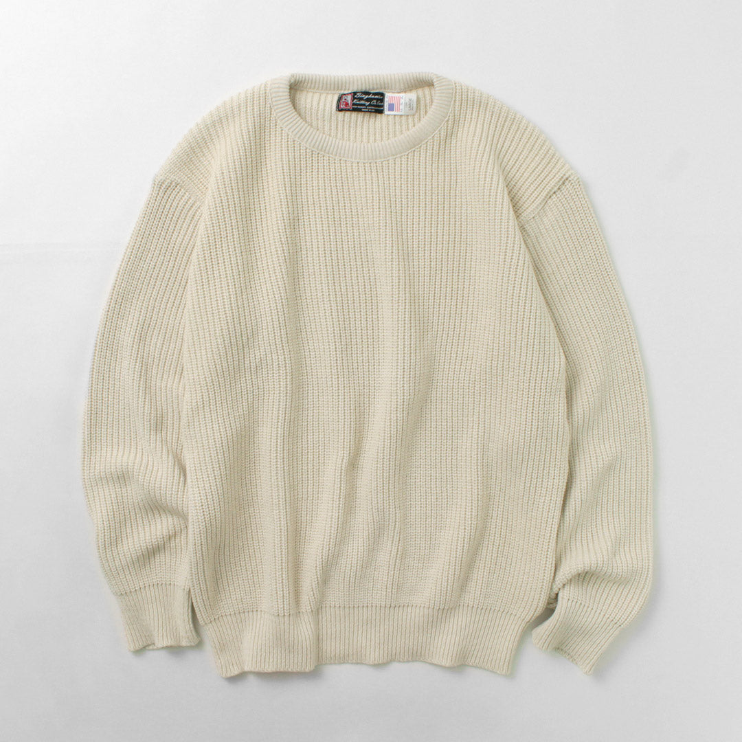 BINGHAMTON KNITTING COMPANY / Tejido Shaker Crew