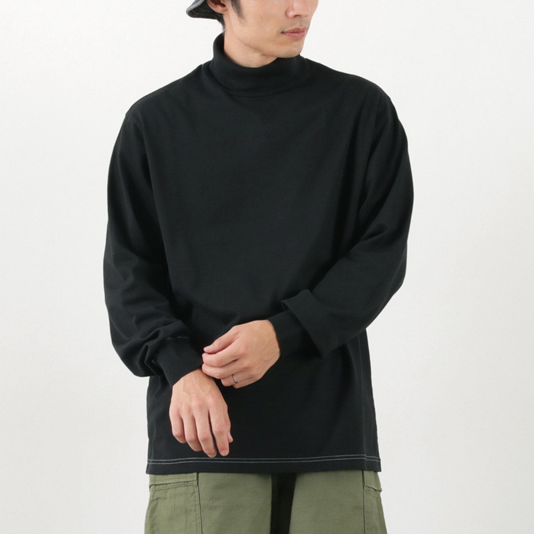 YONETOMI NEW BASIC / 新基本成衣染色高领 T 恤