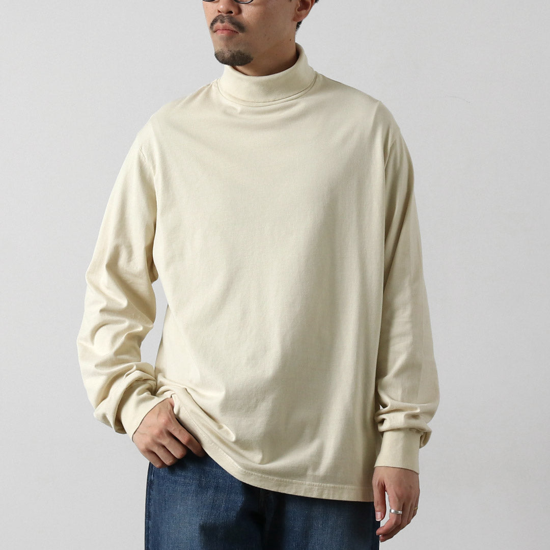 YONETOMI NEW BASIC / 新基本成衣染色高领 T 恤