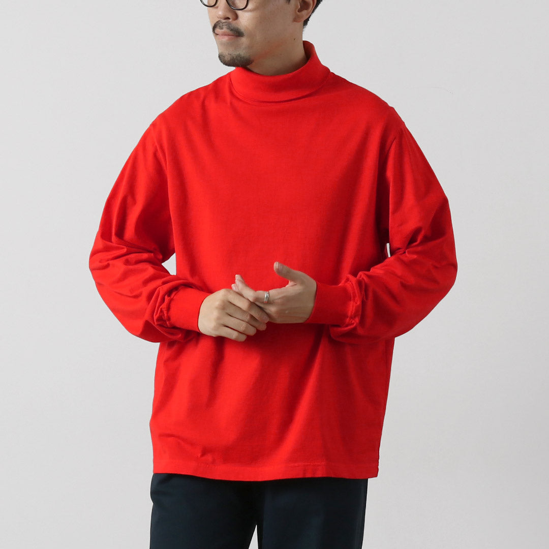YONETOMI NEW BASIC / 新基本成衣染色高领 T 恤