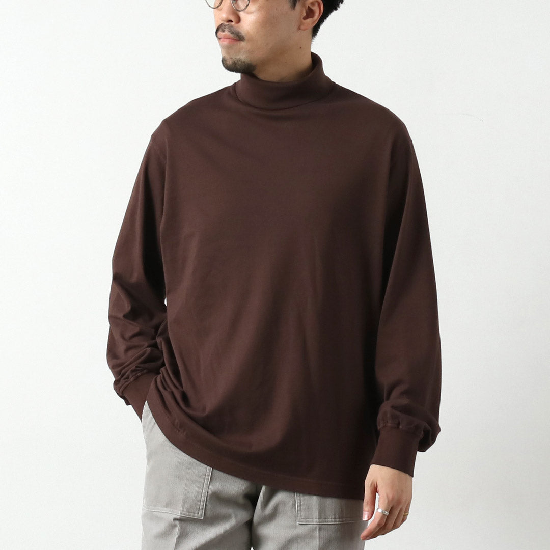 YONETOMI NEW BASIC / 新基本成衣染色高领 T 恤