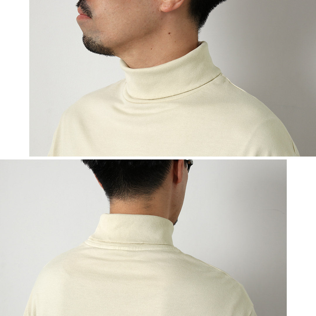 YONETOMI NEW BASIC / 新基本成衣染色高领 T 恤