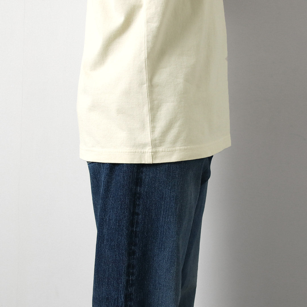YONETOMI NEW BASIC / 新基本成衣染色高领 T 恤