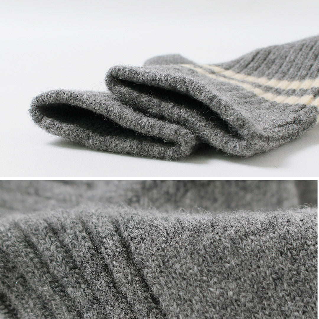 ROTOTO / Merino Lambswool Striped Socks