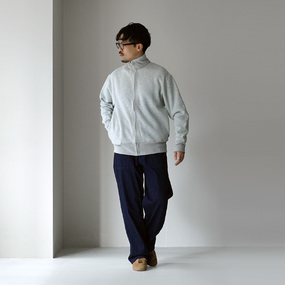GOHEMP / Sudadera con cremallera elevada