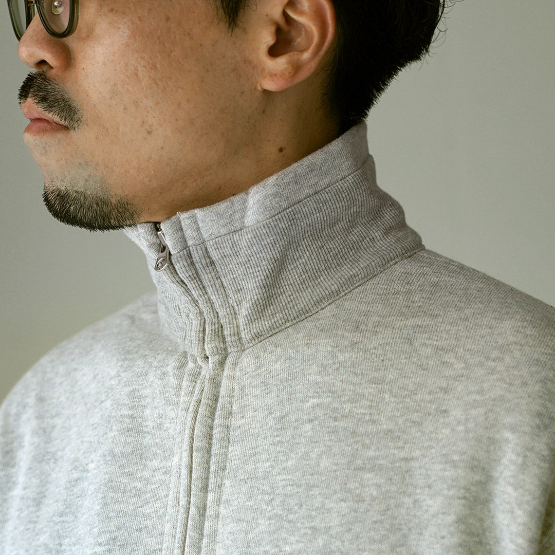GOHEMP / Sudadera con cremallera elevada