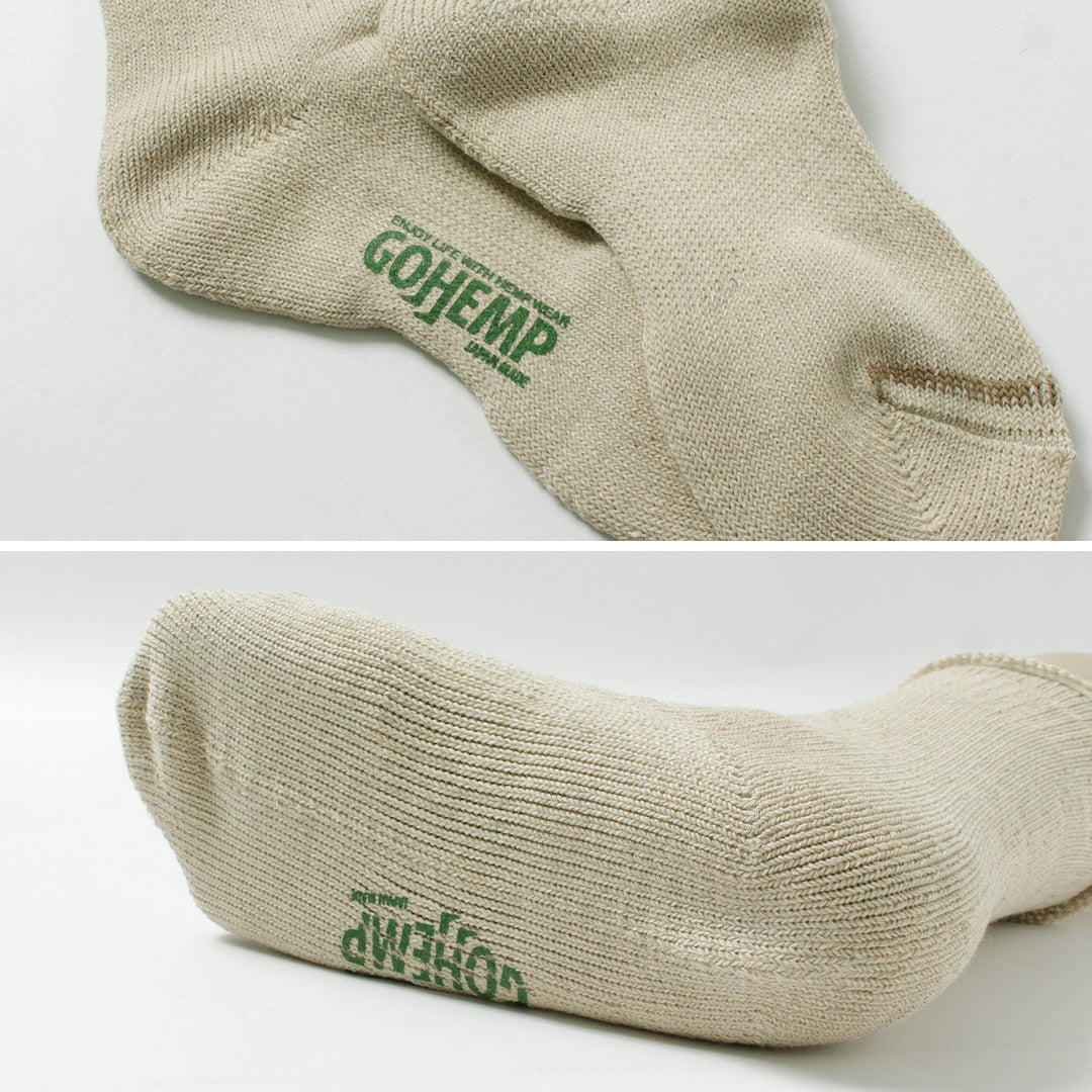 GOHEMP / 毛绒圆袜