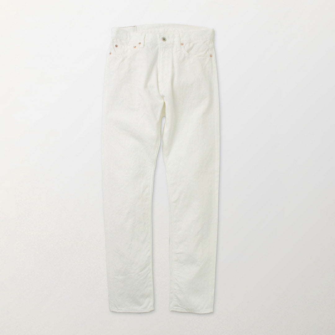 FOB FACTORY / F1153 60 Pantalon en denim blanc sergé