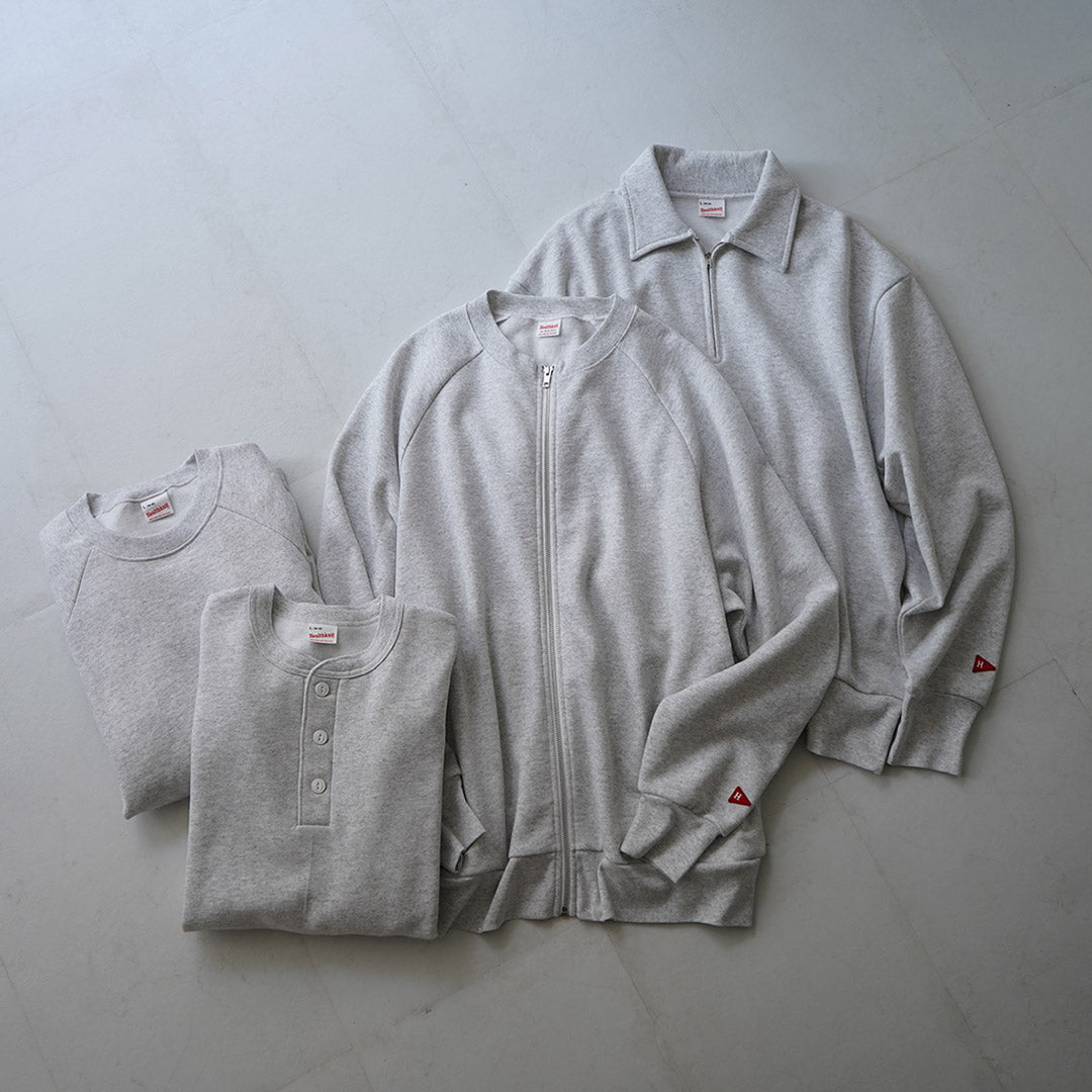 HEALTHKNIT / 亨利領長袖經典衛衣