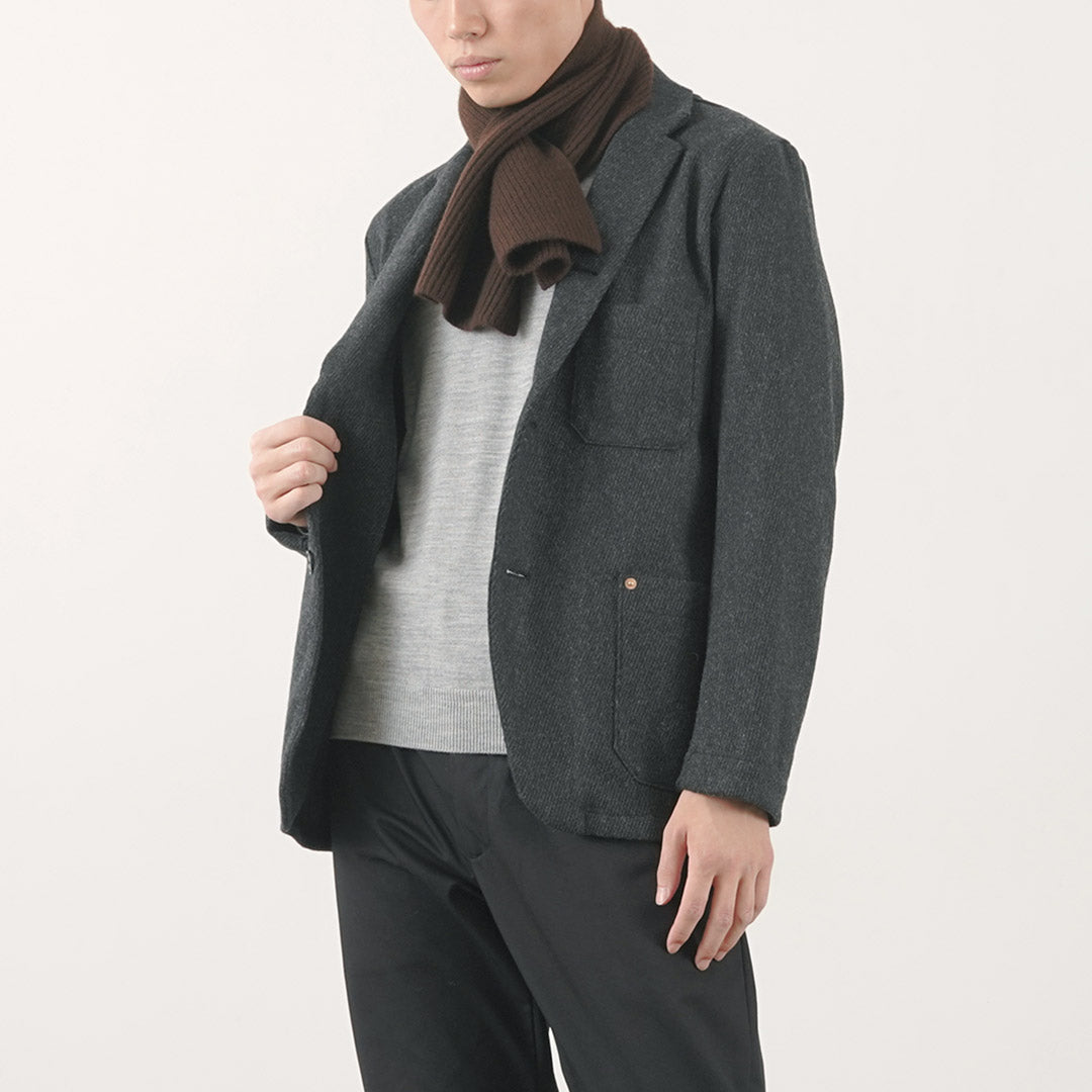 RE MADE IN TOKYO JAPAN / Wool Cashmere Kersey Coverall Jacket