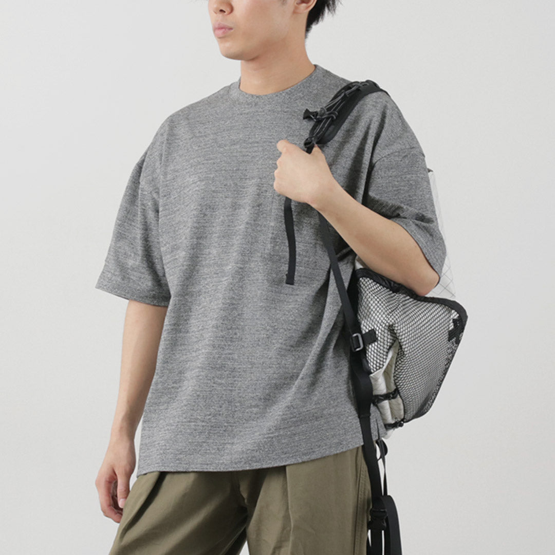 GOHEMP / Heather Wide slit T-shirt