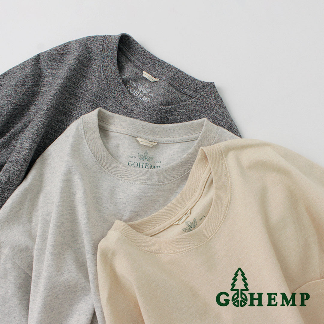 GOHEMP / Heather 寬開衩T卹