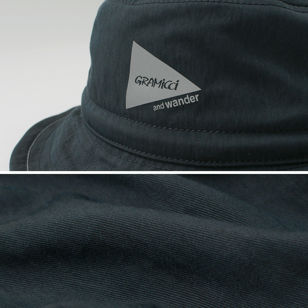 AND WANDER / Gramicci Nylon Cotton Hat