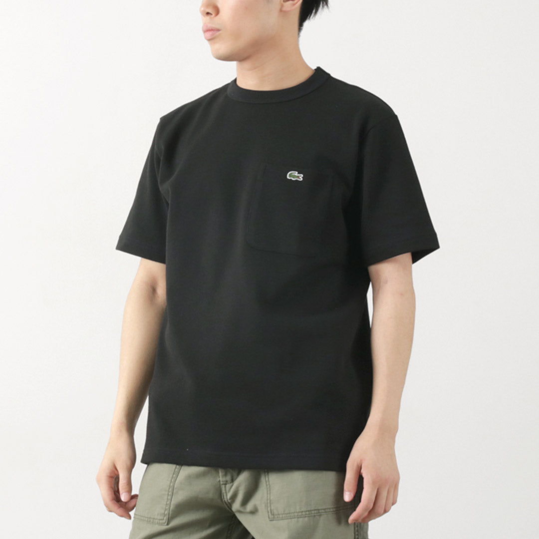 LACOSTE / Seed Stitch Pocket T-shirt