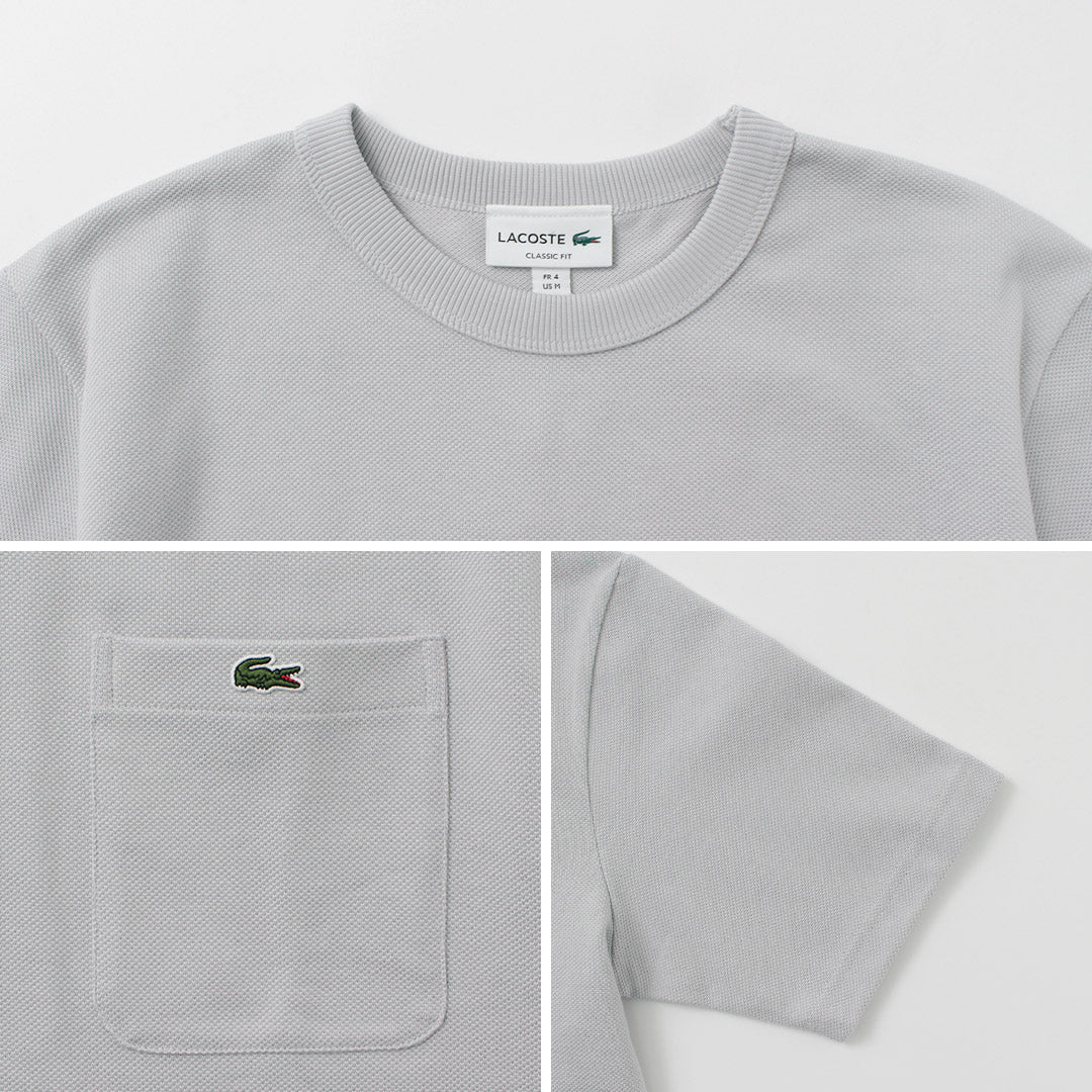 LACOSTE / T-shirt poche point de graine