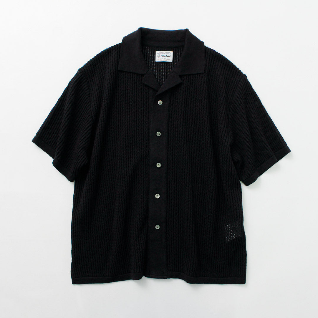 YONETOMI NEW BASIC / Camisa de punto de algodón Breezy