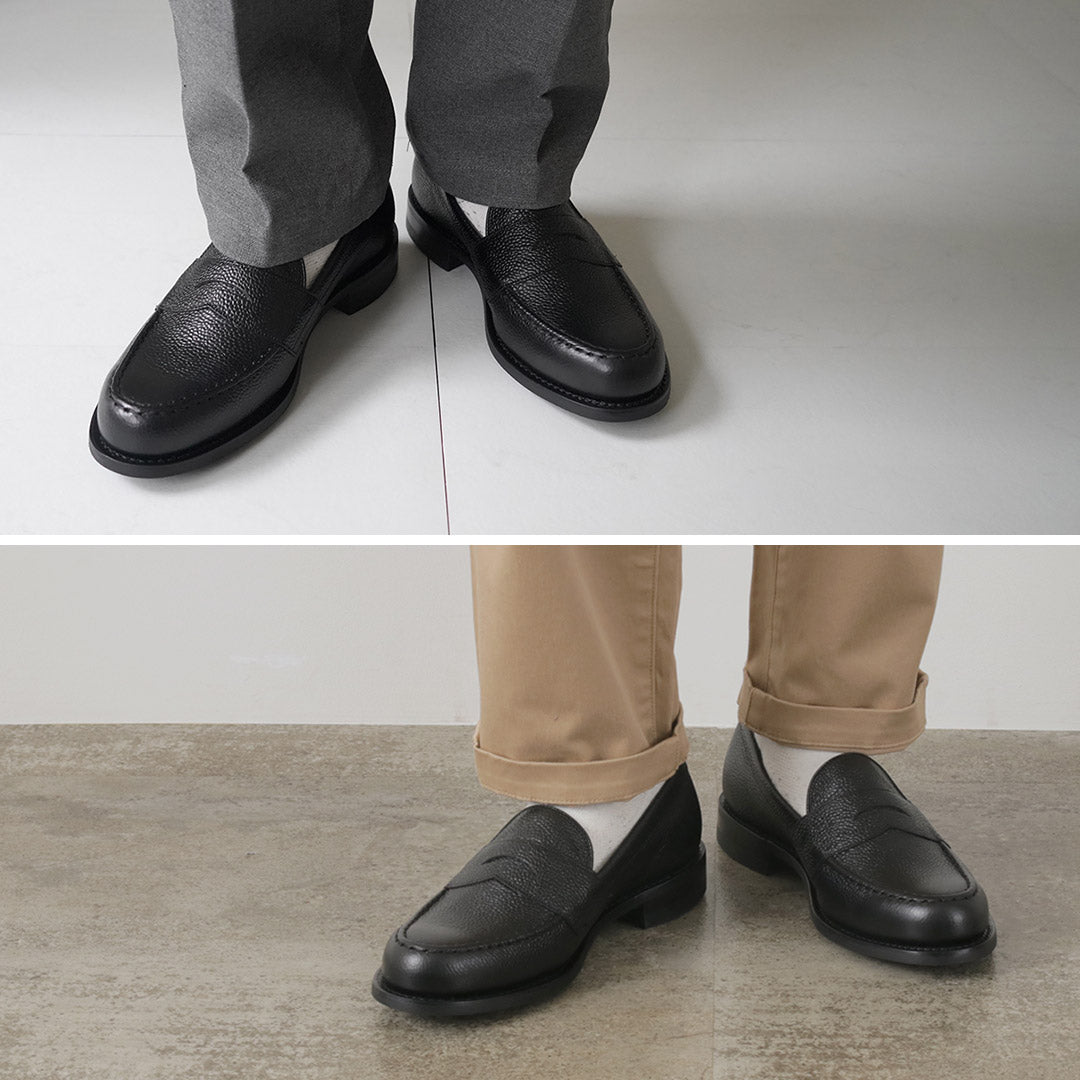 JOSEPH CHEANEY / Howard R Coin Mocasín De Becerro Granulado
