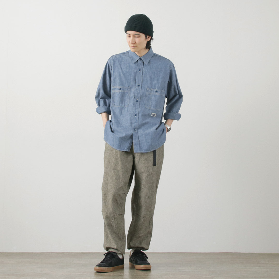 ILL ONE EIGHTY / Camisa de trabajo Chambray