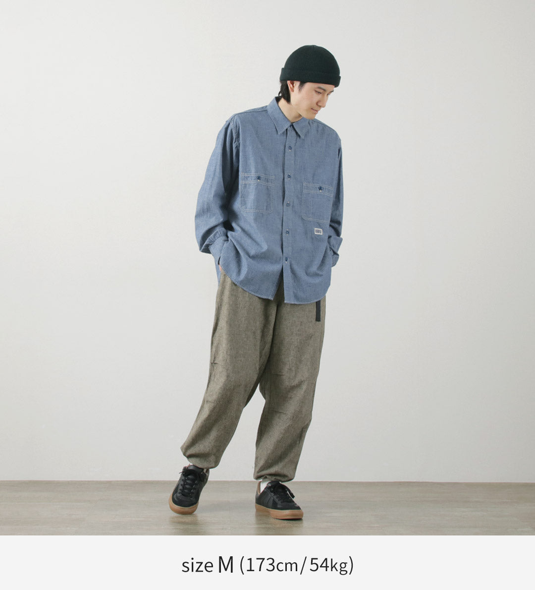 ILL ONE EIGHTY / Camisa de trabajo Chambray
