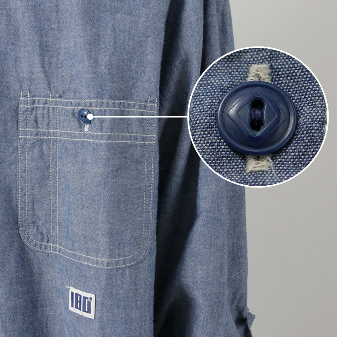 ILL ONE EIGHTY / Camisa de trabajo Chambray