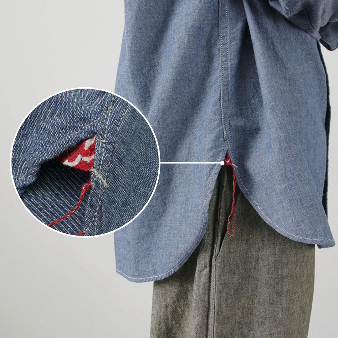ILL ONE EIGHTY / Camisa de trabajo Chambray
